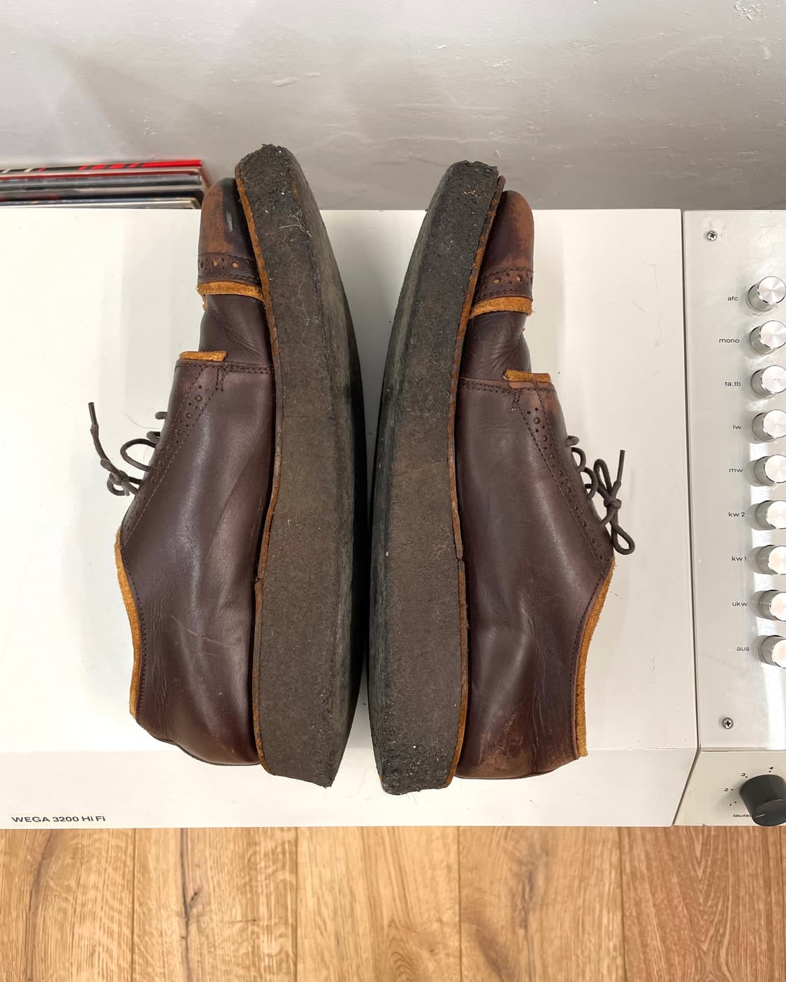 [270] 신이치로아라카와 다이타키무라 브라운 레더 슈즈 상품이미지5