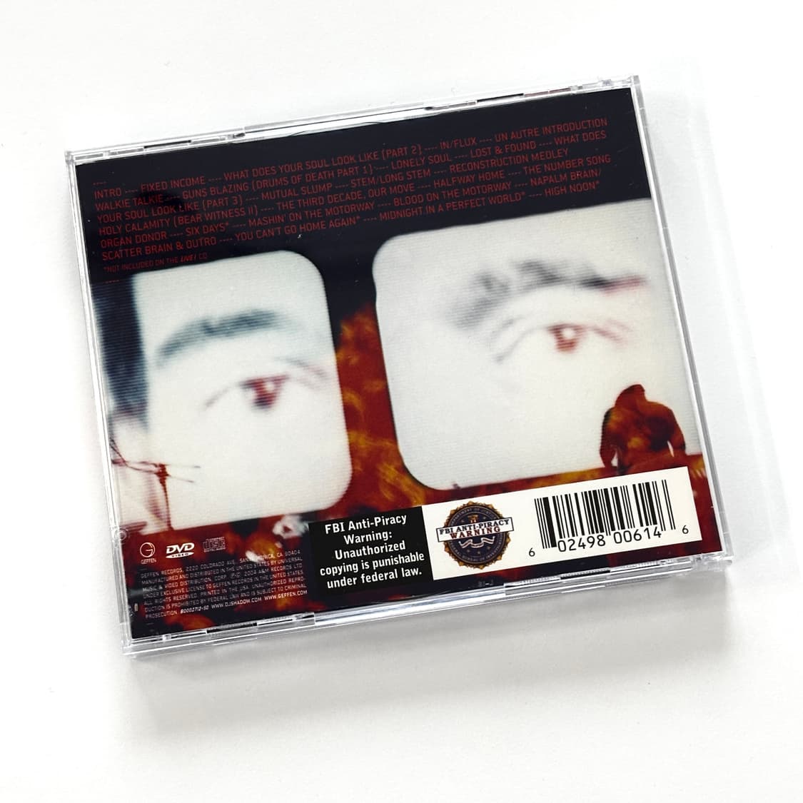 DJ Shadow - In Tune And On Time Live! 상품이미지8