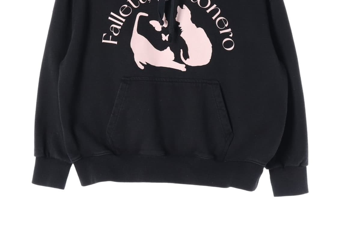 팔렛 가토네로 블랙 캣 그래픽 후드티 상품이미지4