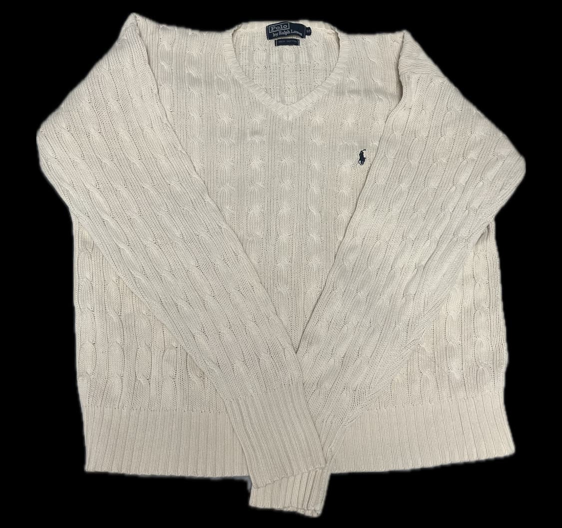 폴로 아이보리 니트 상품이미지1
