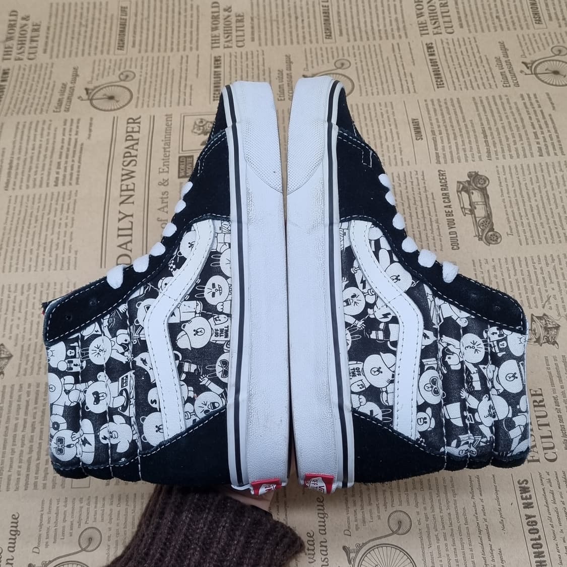 반스 스케이트 라인프렌즈 아동하이탑215 상품이미지5