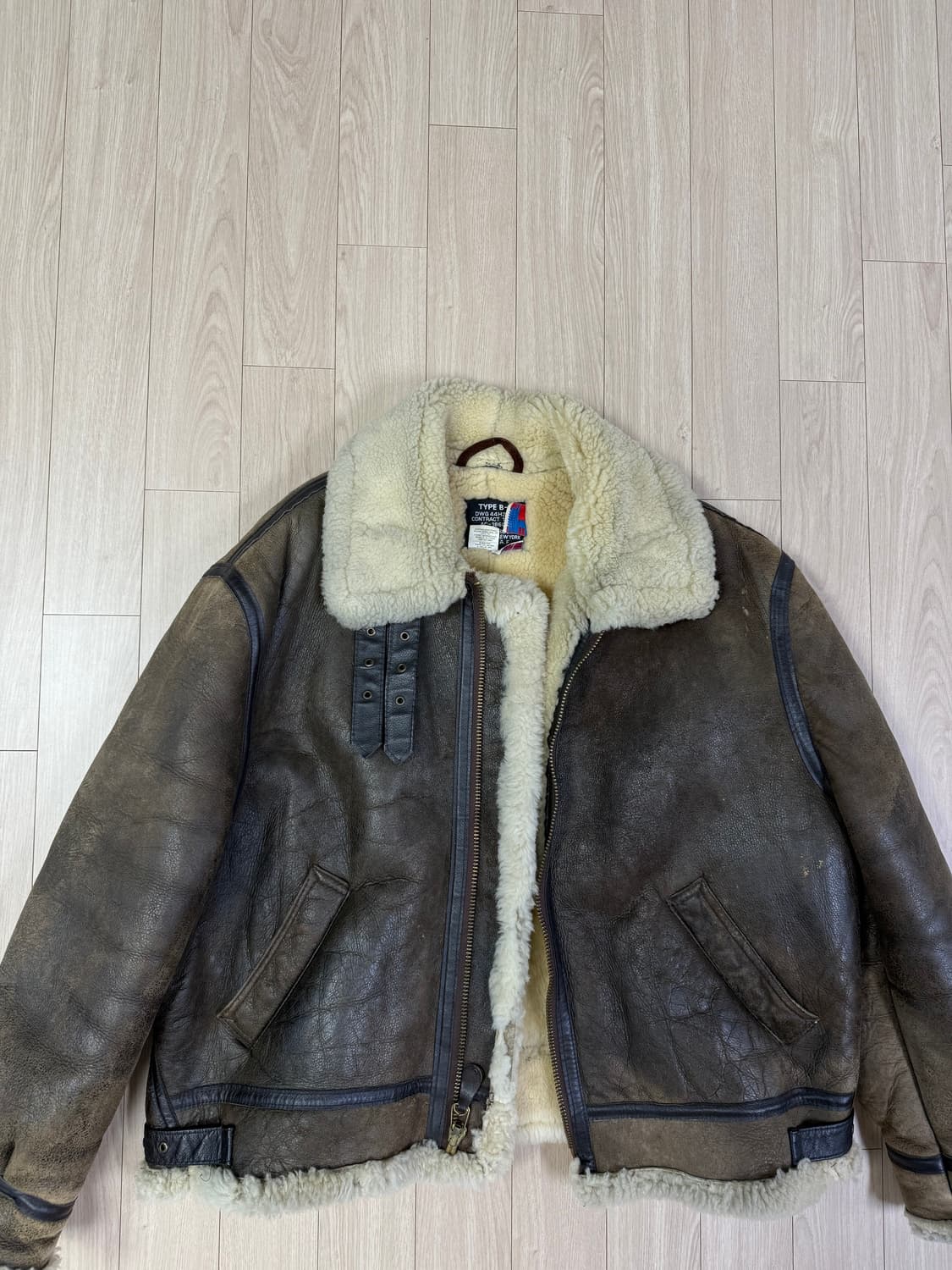 Schott 쇼트 b-3 리얼무스탕  상품이미지1