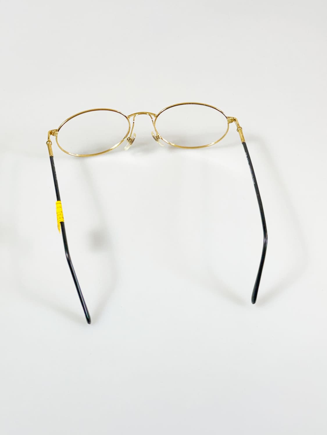 MONTENAPOLEONE 골드 슬림 오벌 메탈 빈티지 안경 상품이미지5