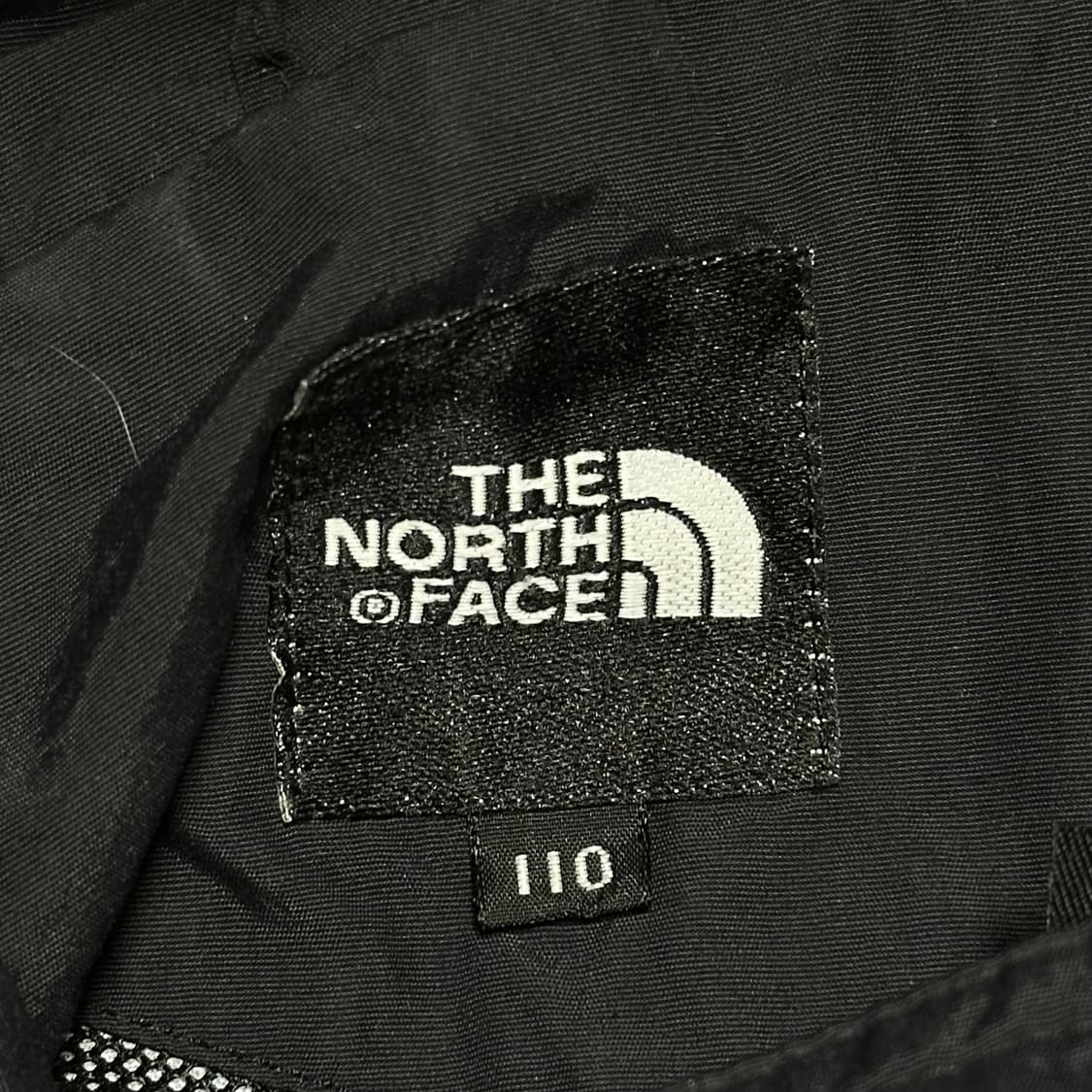 110 노스페이스 블랙 나일론 바람막이 상품이미지4
