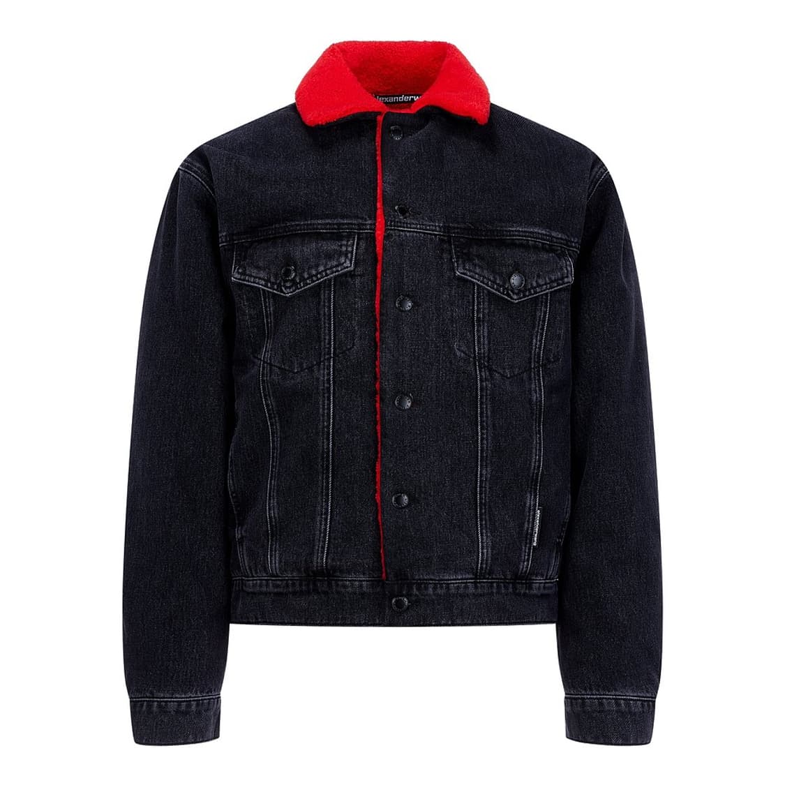 양털 카라 데님 자켓 상품이미지1