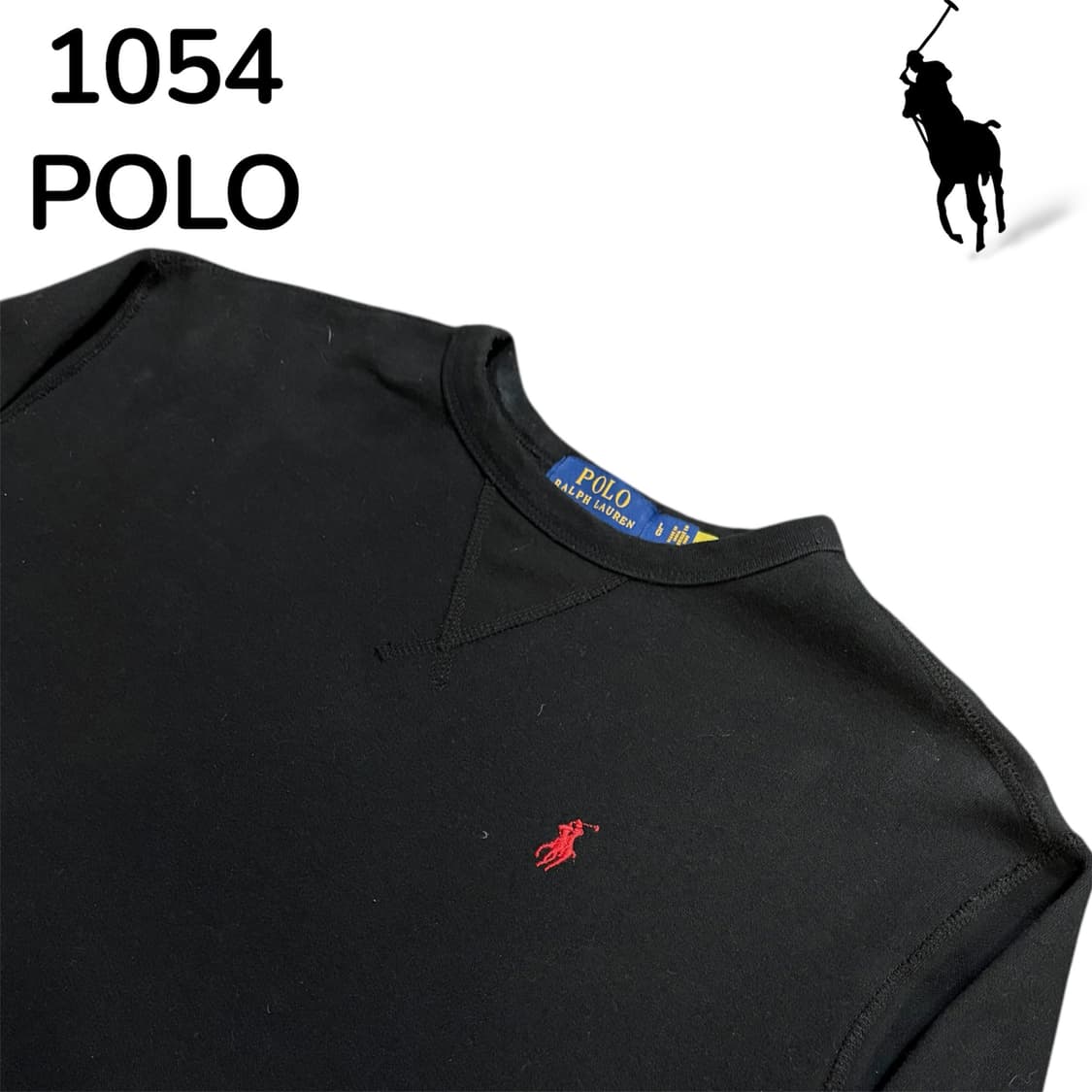폴로 블랙 맨투맨 L 상품이미지4