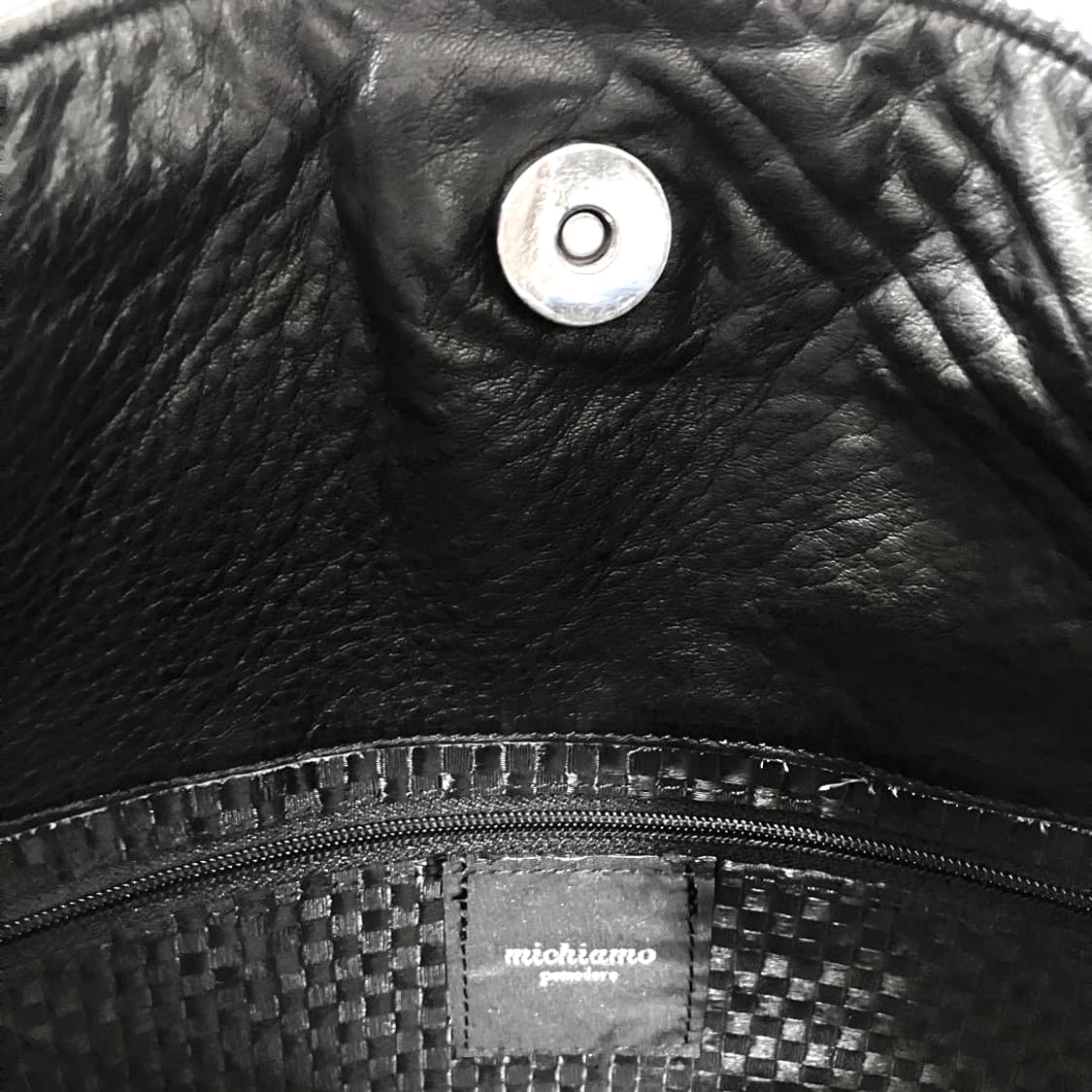 미키아모 킵레더 라운드 토트백 준야 요지야마모토 같은 재패니즈 브랜드 상품이미지7