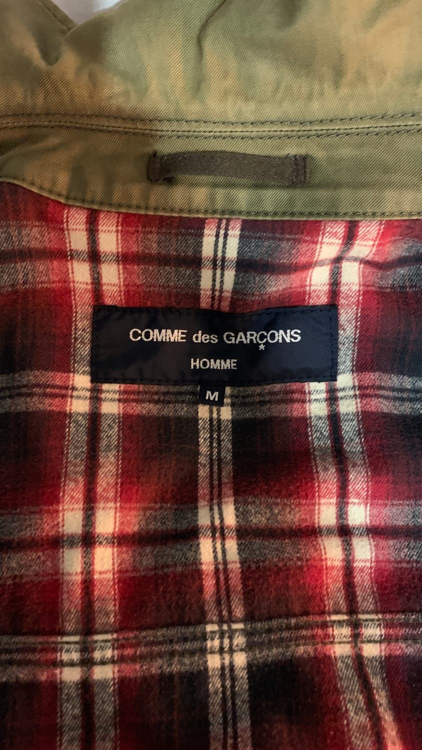 꼼데가르송 옴므 밀리터리 파카 야상 상품이미지6