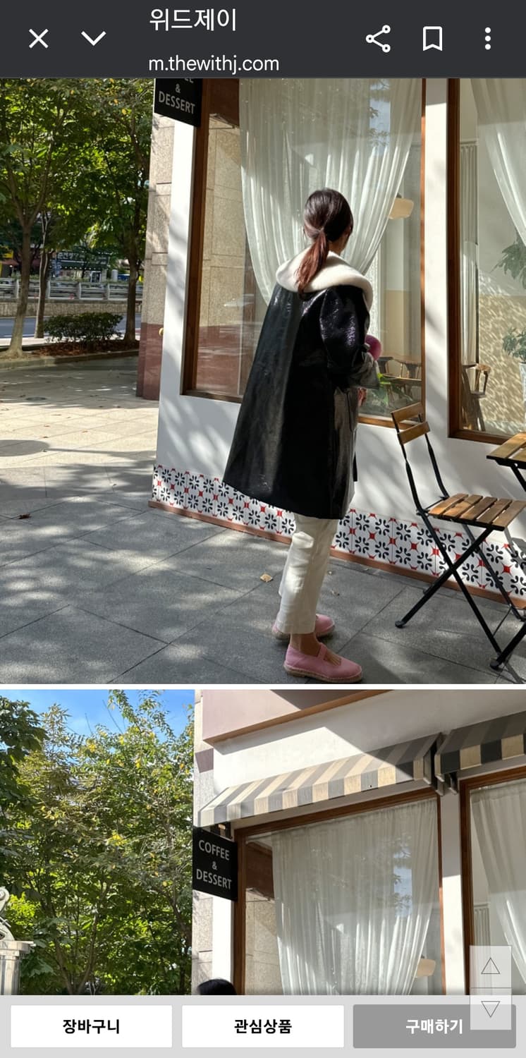 위드제이 맘 시스 팝퍼코트 크림퍼 55~66 상품이미지4