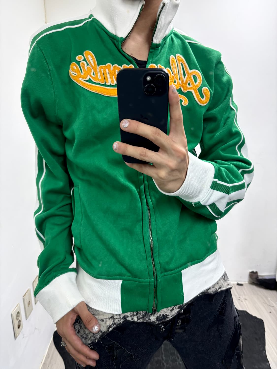 Abercrombie” Y2K Mood Green Zip Up 상품이미지6