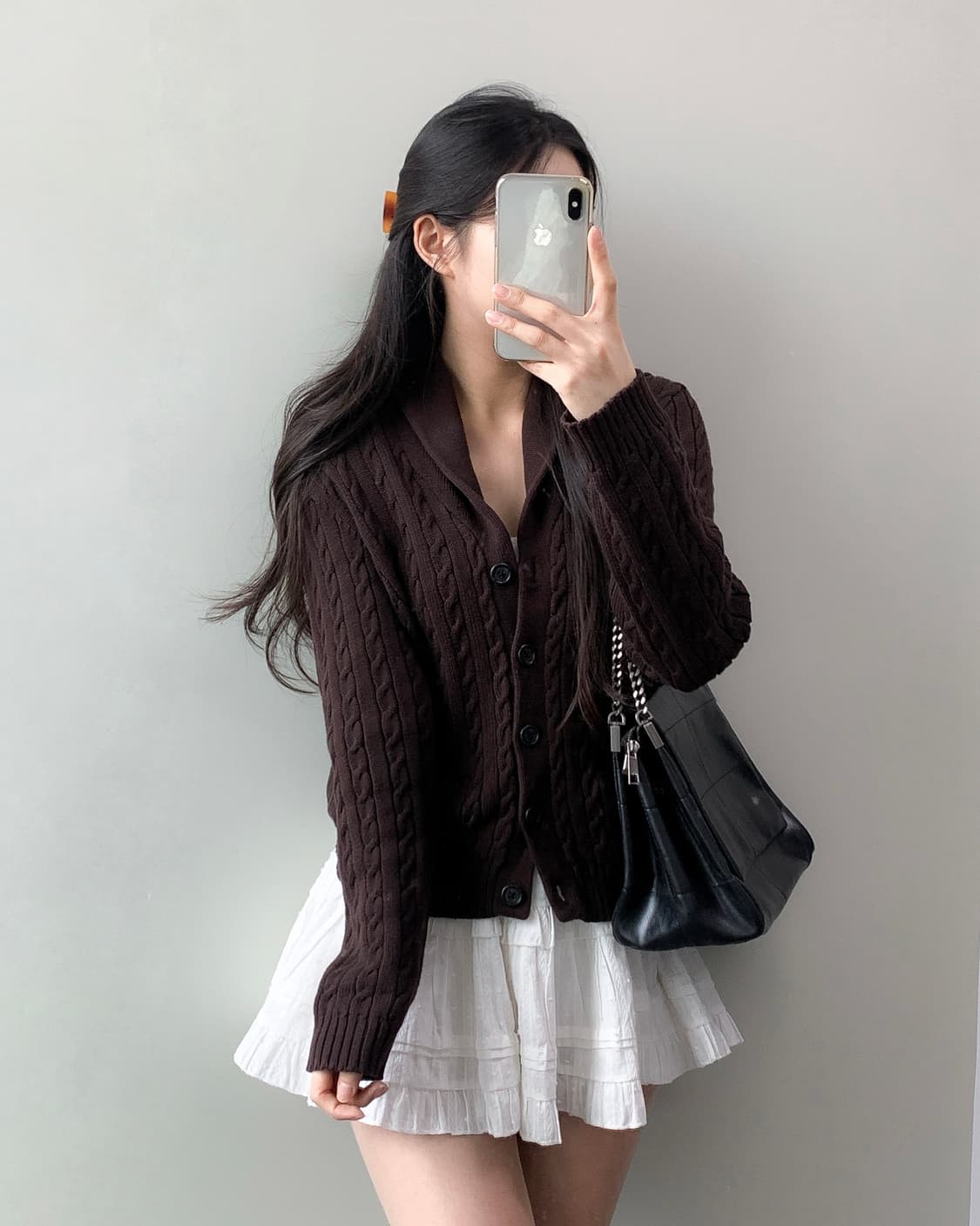 폴로 숄카라 가디건 상품이미지2