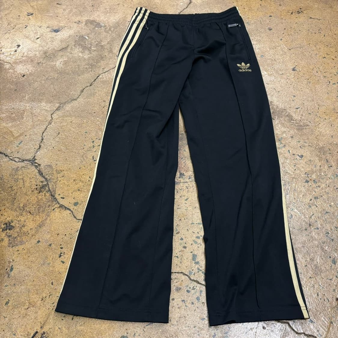 [정품/90] 아디다스 검금 블랙 트랙 팬츠 삼선 상품이미지2