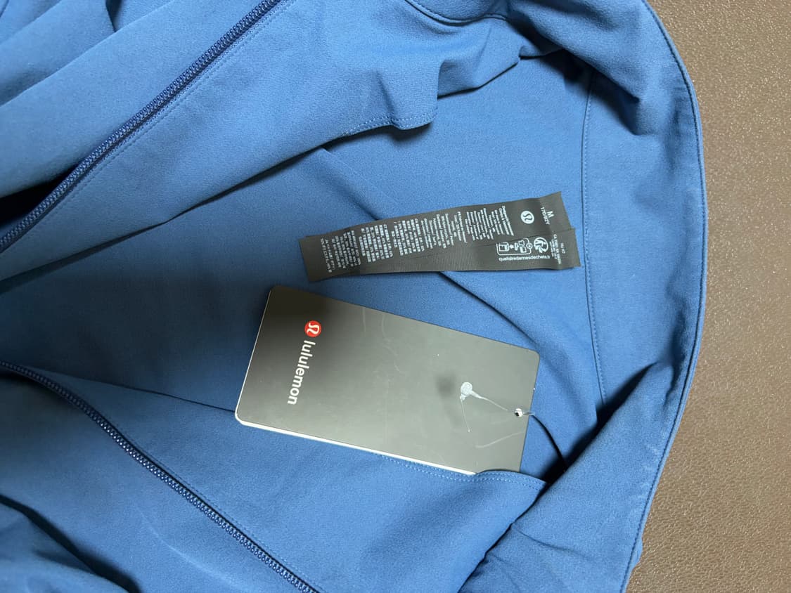룰루레몬 제로드인 트랙재킷 Blue Twill / M사이즈 상품이미지1