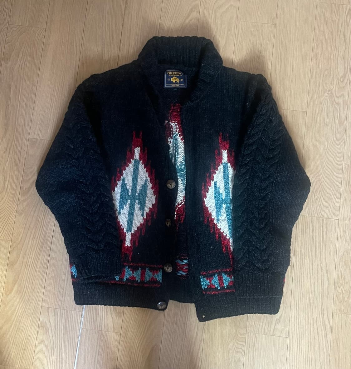 pherrow's 페로우즈 코위찬 가디건 L 상품이미지1