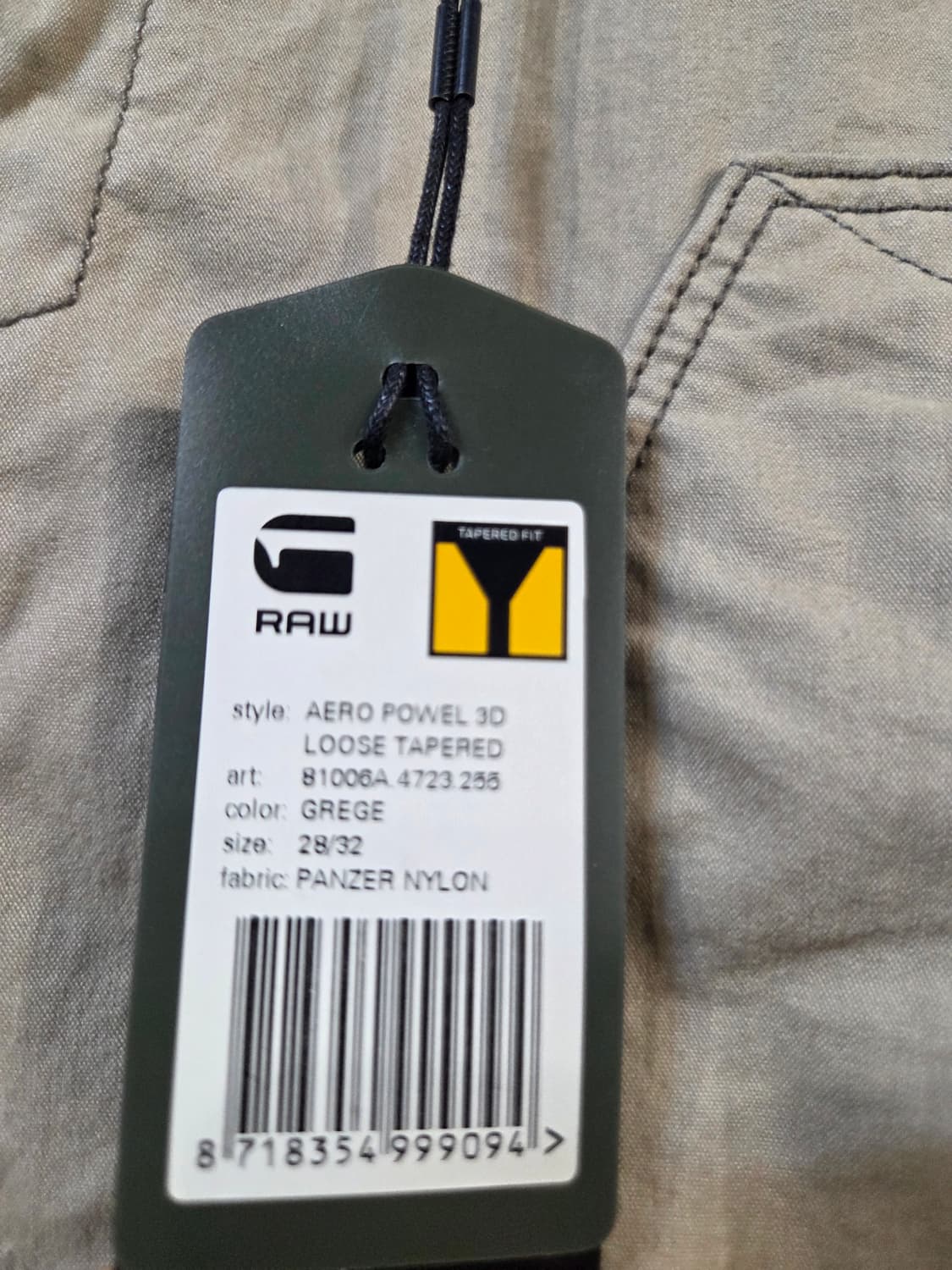 G-Star 로우 카고 바지 베이지3D(W28/L32) 상품이미지7