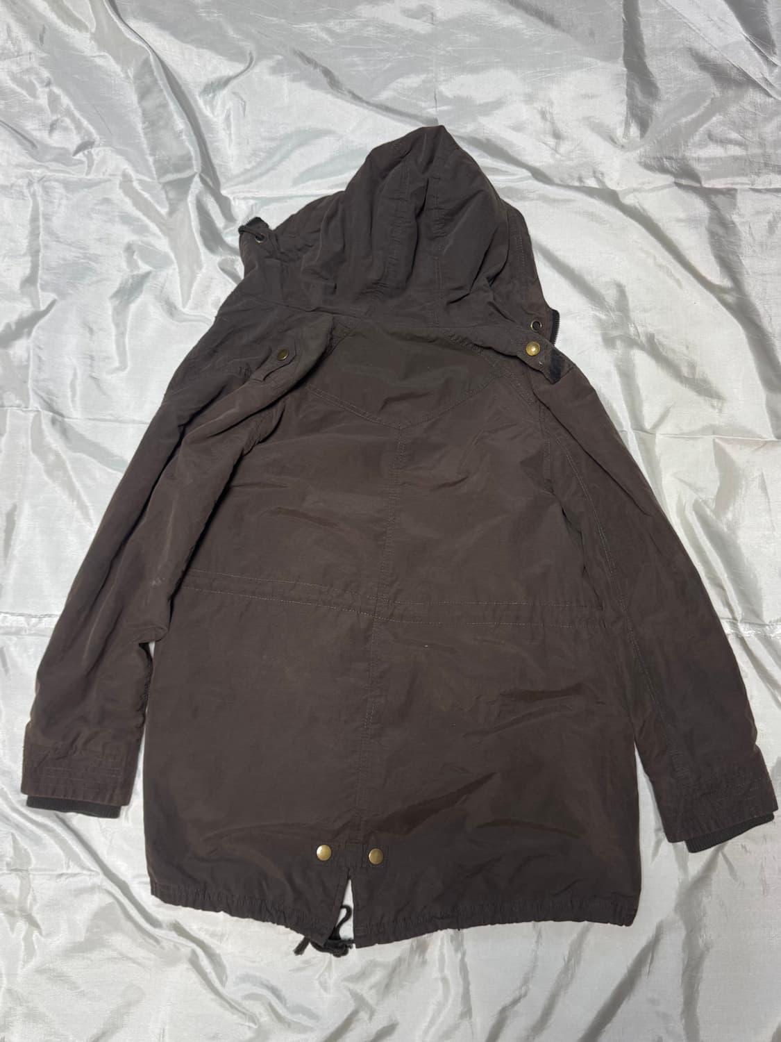 O0s Mode Dark Brown Hooded Jacket 상품이미지3