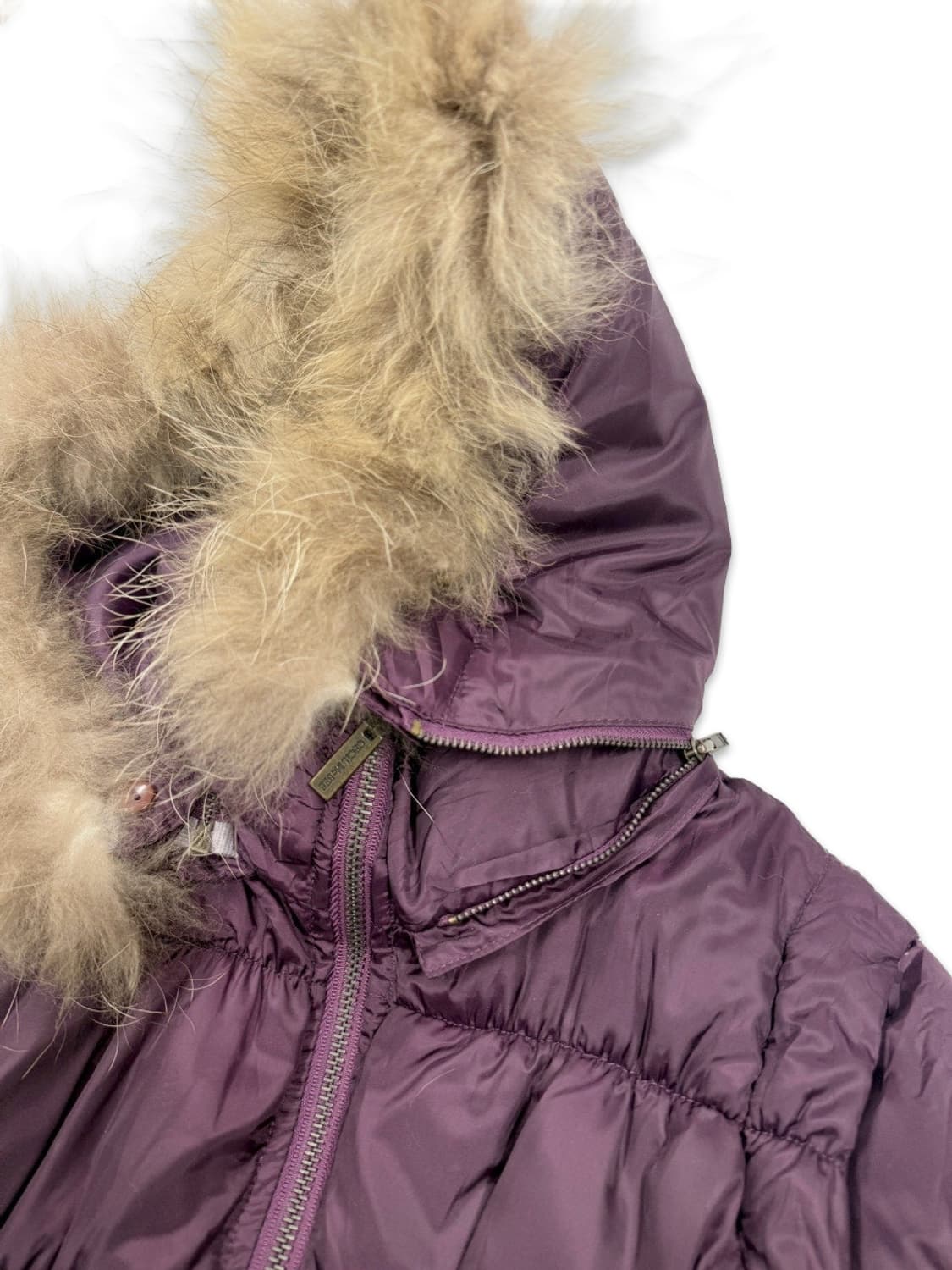 빈티지 Cecil McBee 바이올렛 퍼 2way 숏 패딩 상품이미지5