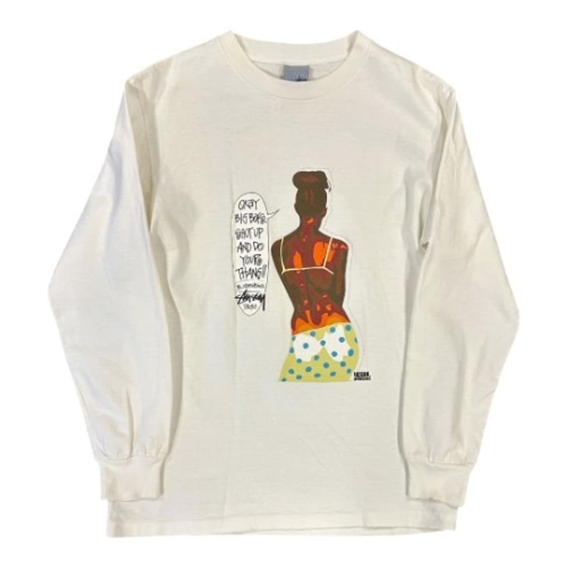 S) 스투시 x FPAR 90s USA 그래픽 긴팔티 상품이미지1