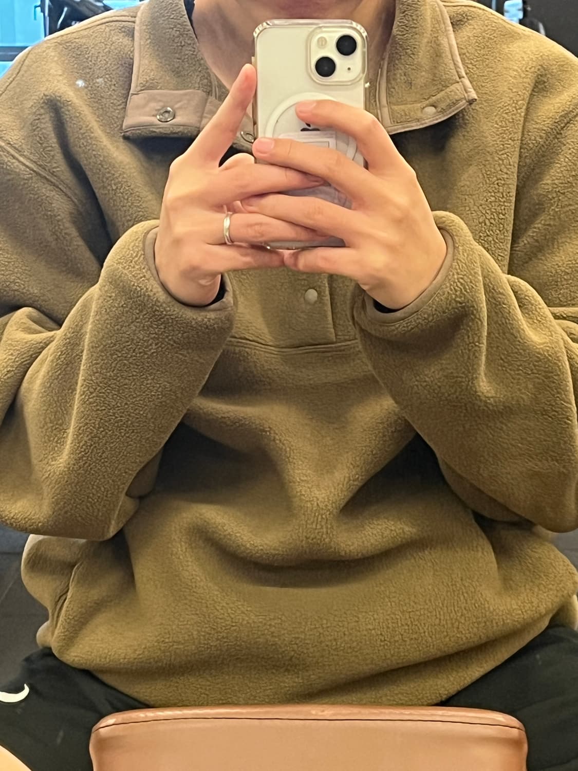 스테디에브리웨어 플리스 브라운 3사이즈 상품이미지2