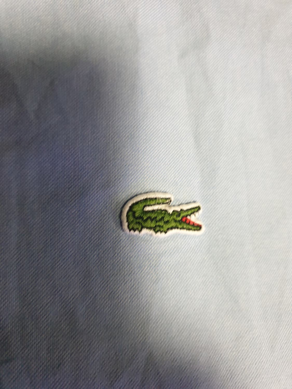 (동일드방레) 라코스테 옥스퍼드 슬림핏 긴팔셔츠 스카이블루 (95) 상품이미지2