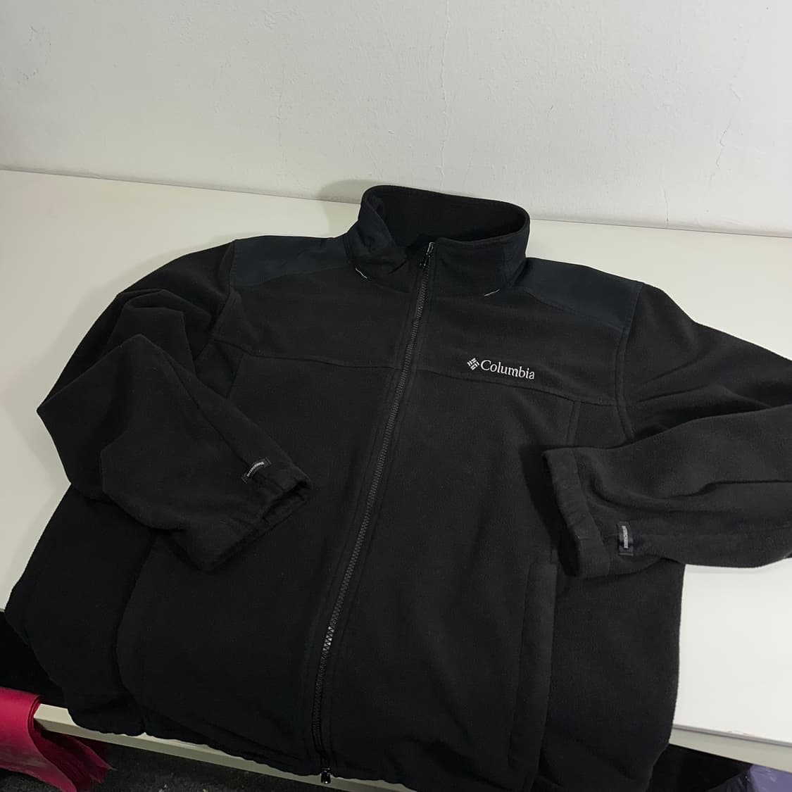 XL 컬럼비아 블랙 플리스 집업 자켓 상품이미지2