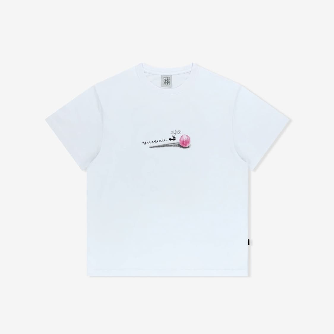 예스아이씨 Anthill Logo Tee White 개미 티셔츠 상품이미지1