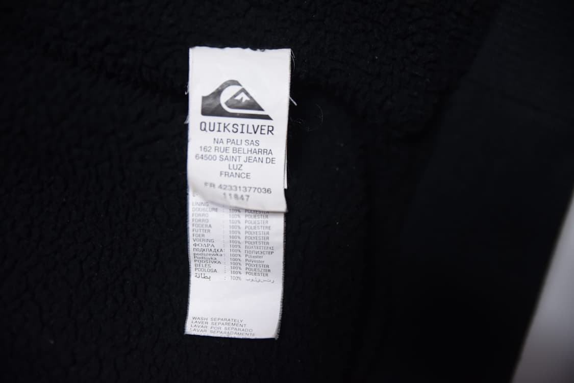 퀵실버 블루 패턴 후드집업 L 상품이미지8