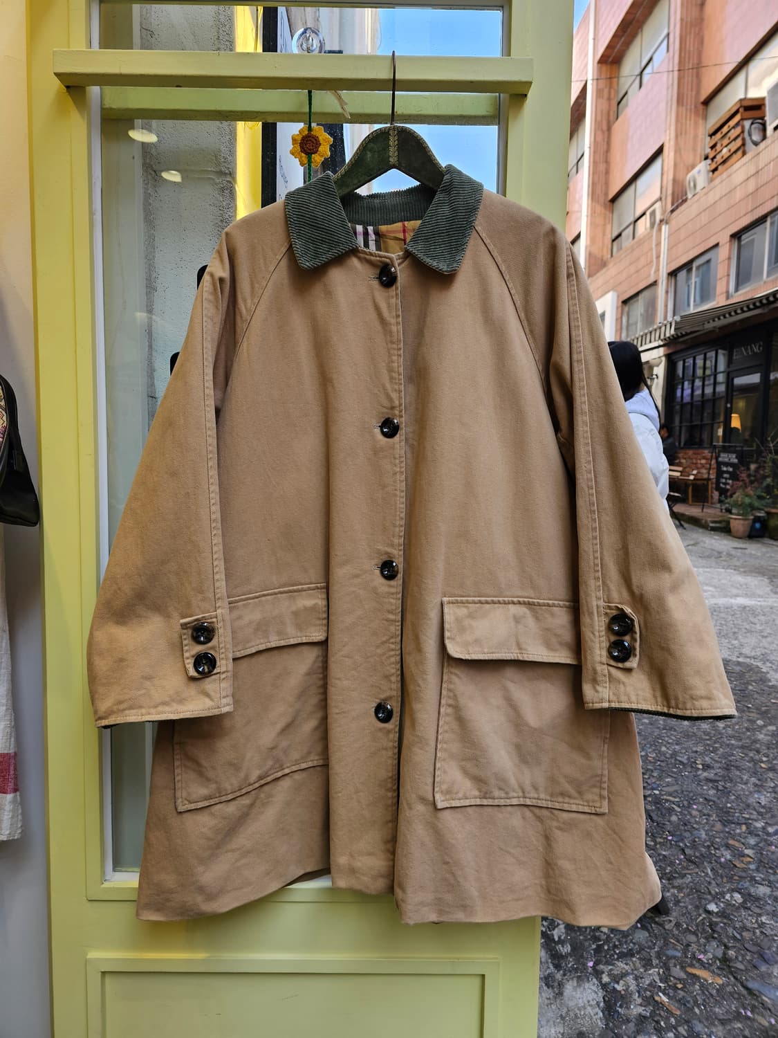 베이지 코듀로이 누빔 워크자켓 상품이미지2