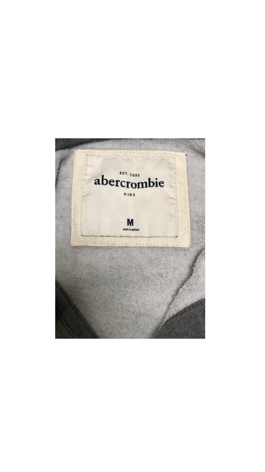 아베크롬비 키즈 버튼 로고 후드집업 상품이미지2