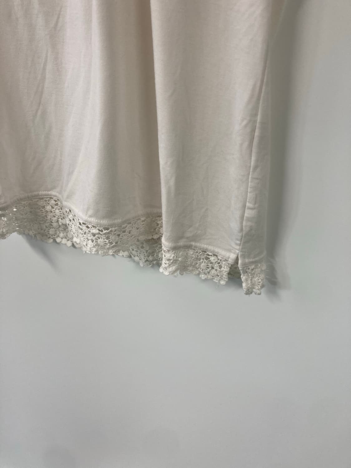 레이스 리본 티셔츠 상품이미지5