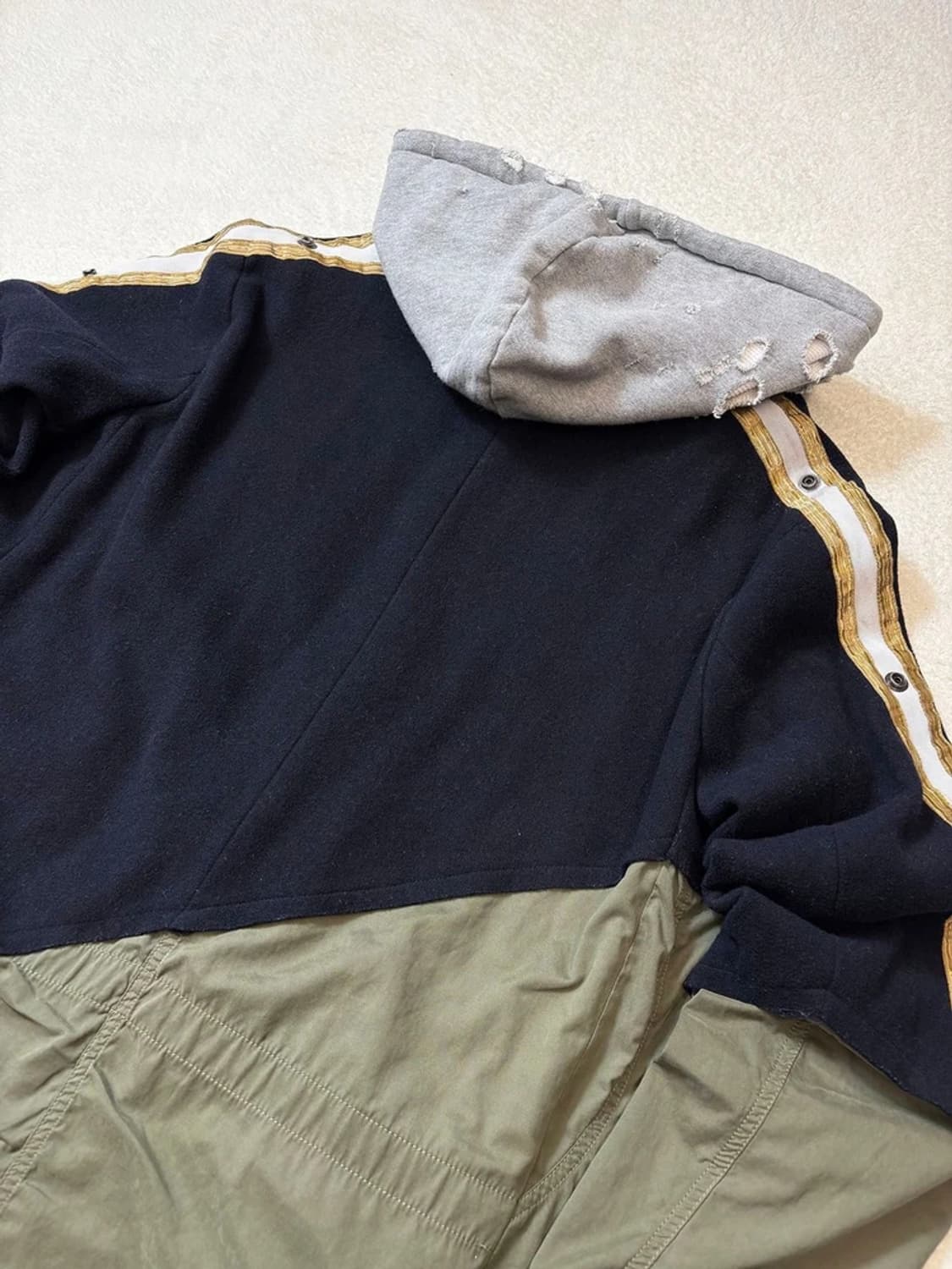 그렉로렌 피그먼트 50/50 배색 사파리 야상 pn6162 상품이미지7