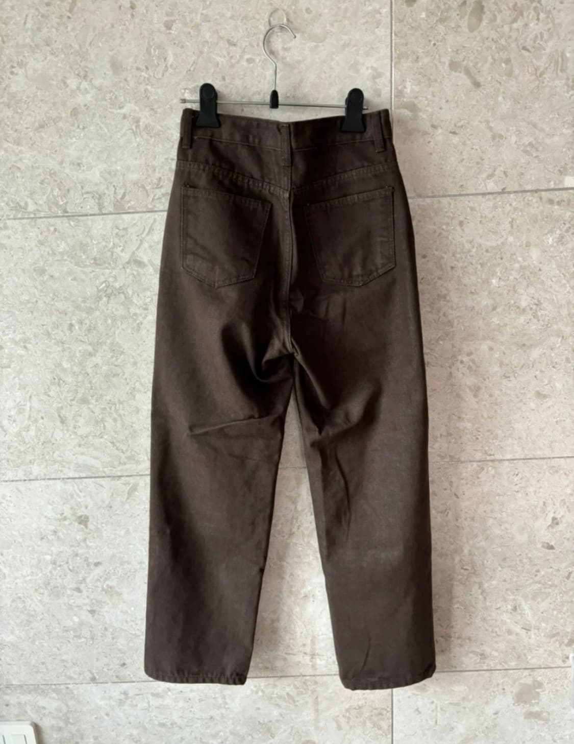 갈색 면바지 갈색 데님바지 브라운 바지 상품이미지3