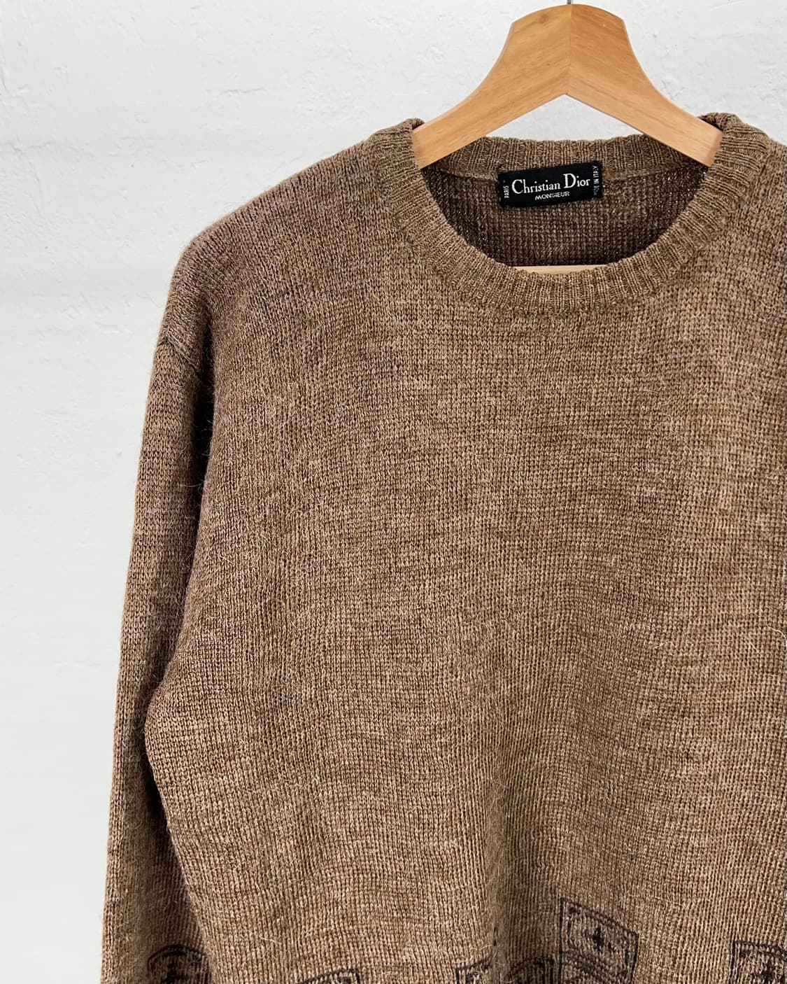 크리스찬 디올 브라운 페어 아일 니트 탑 스웨터 상품이미지2
