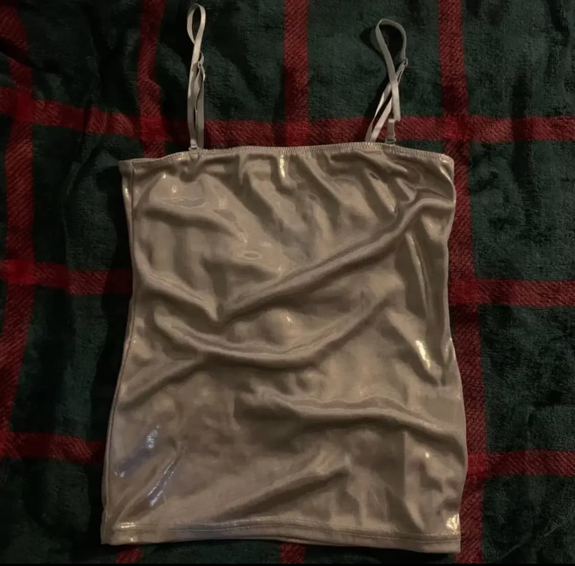 오네갸루 y2k 글리터 슬리브리스 빈티지탑 상품이미지1