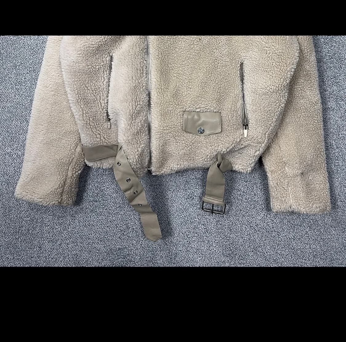 자라 베이지 양털 뽀글이 후리스 상품이미지4