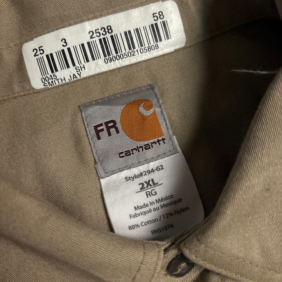 칼하트 워크셔츠 상품이미지5