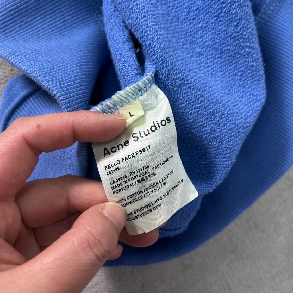 100 아크네스튜디오 페이스로고 맨투맨 상품이미지6