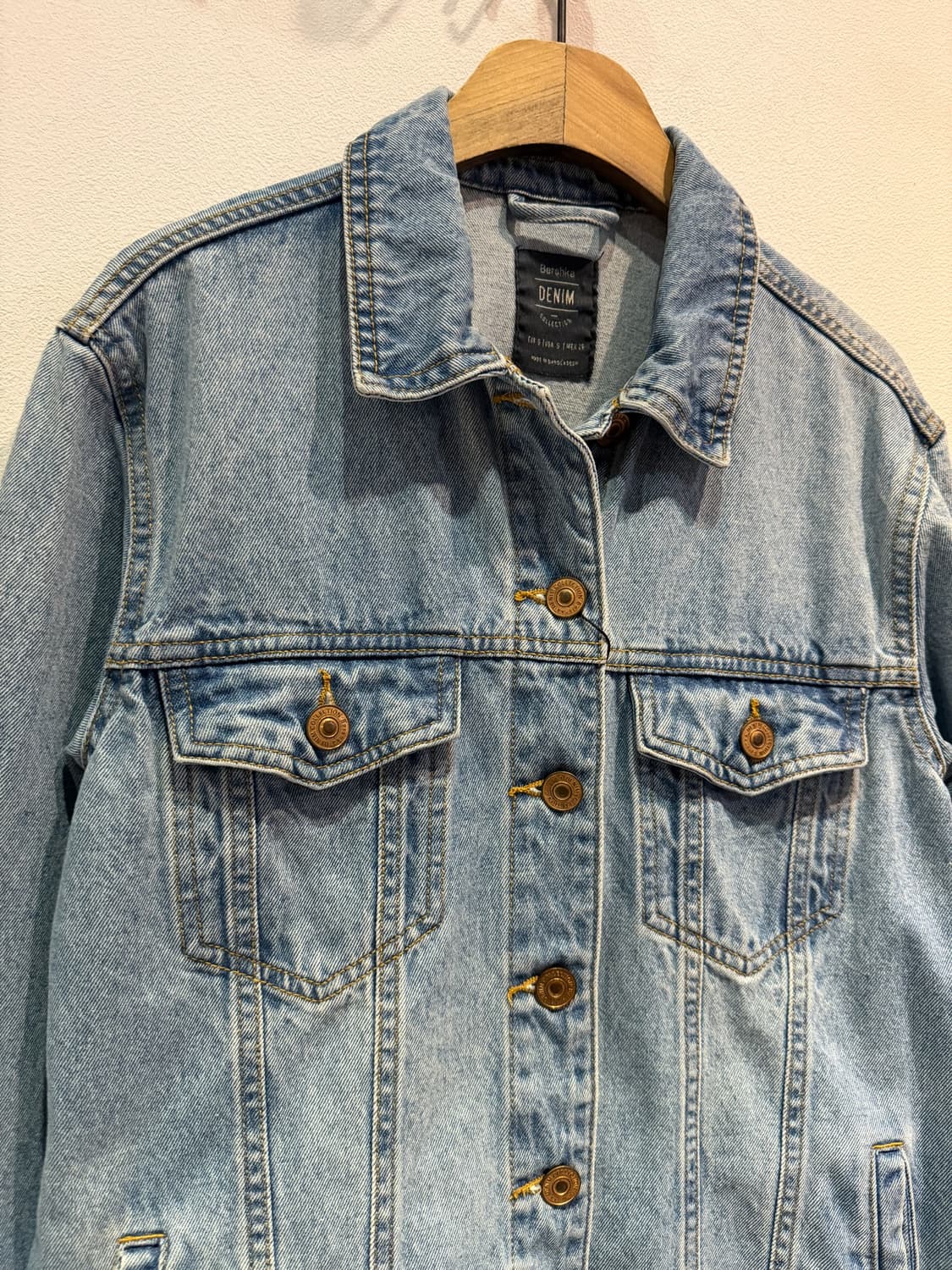 bershka 데님 자켓 상품이미지3