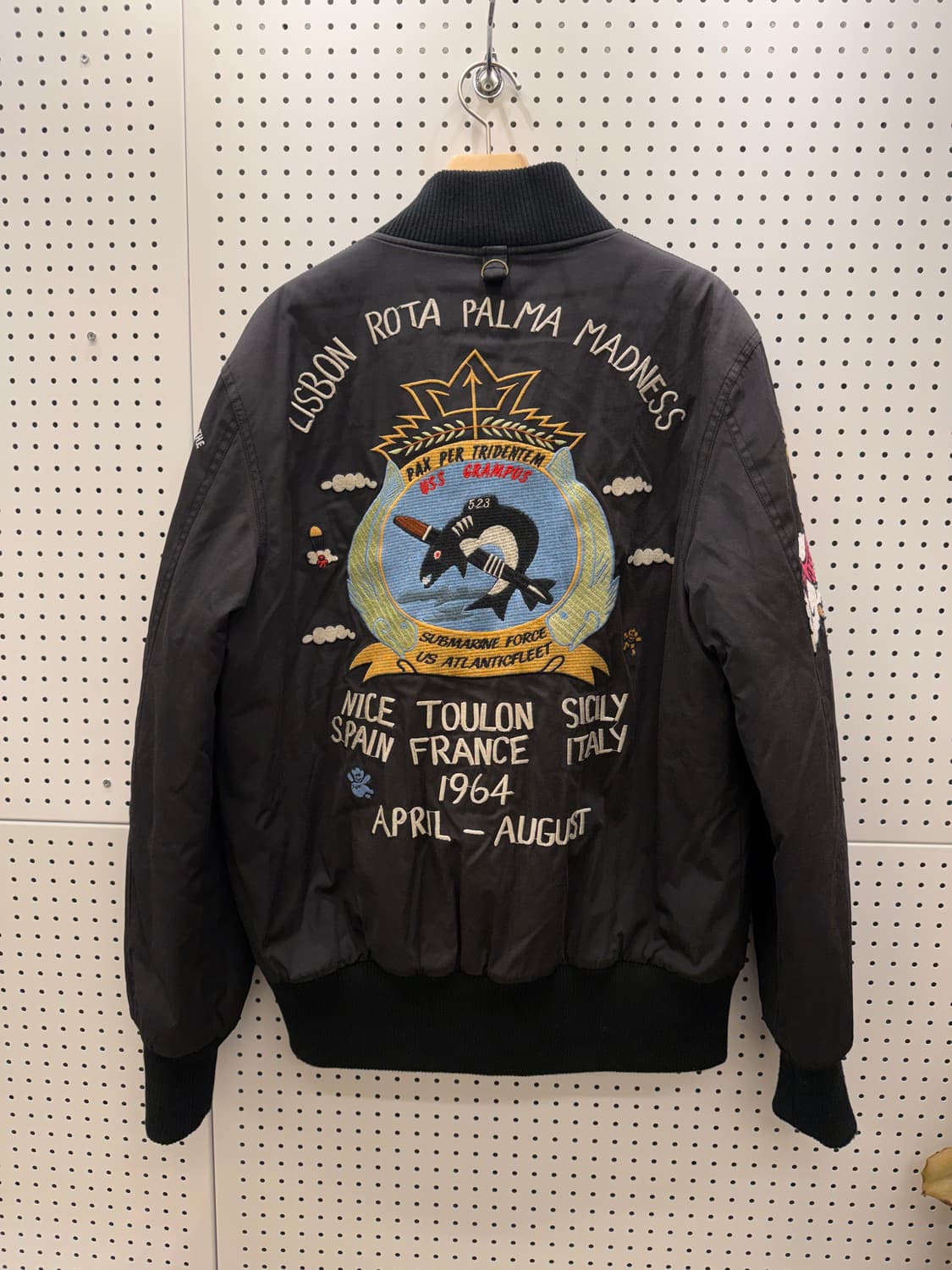 빈티지 패치워크 ma-1 U169 상품이미지3