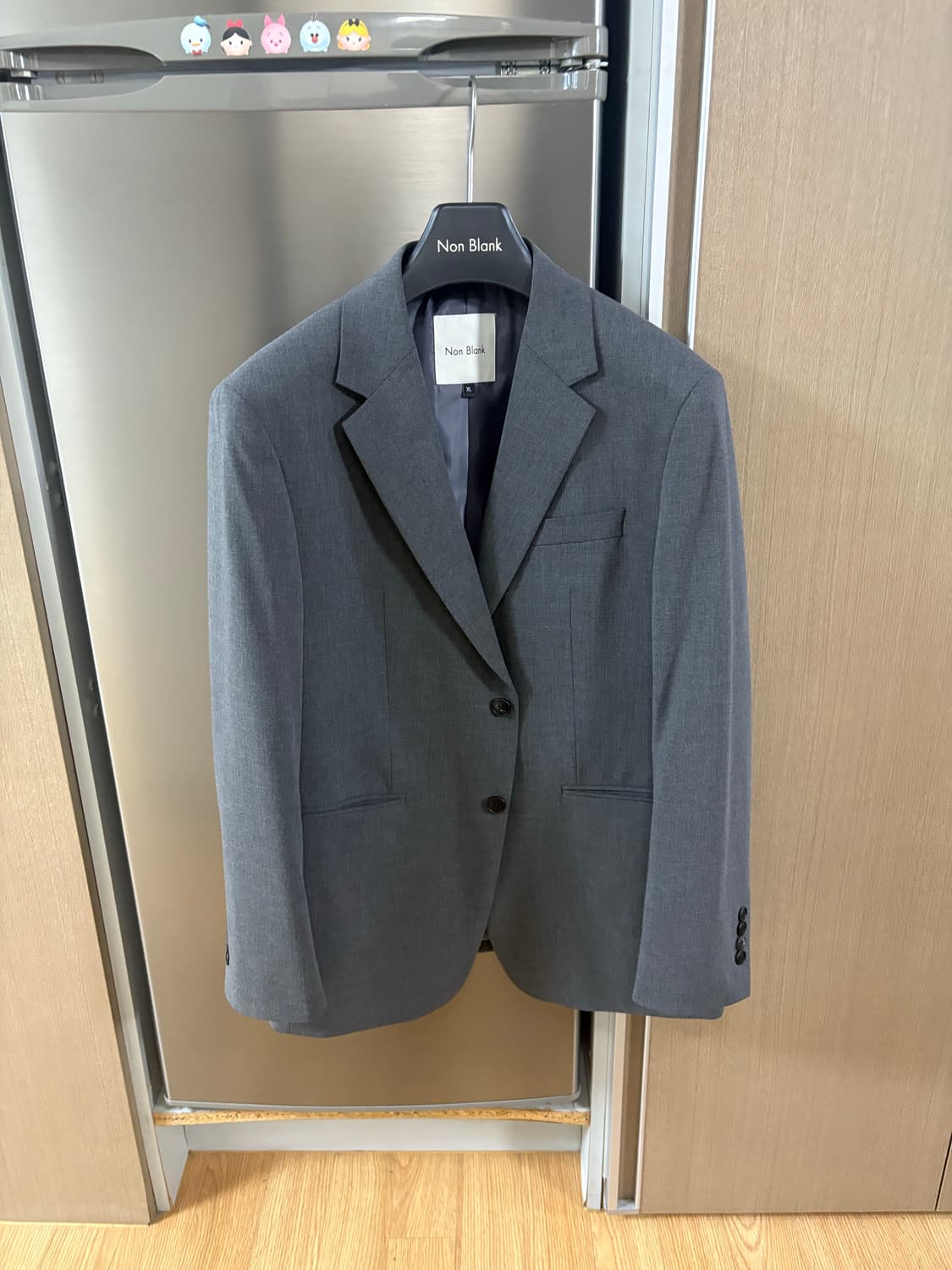 넌블랭크 세미 오버핏 셋업 수트 그레이 XL,L사이즈 상품이미지4