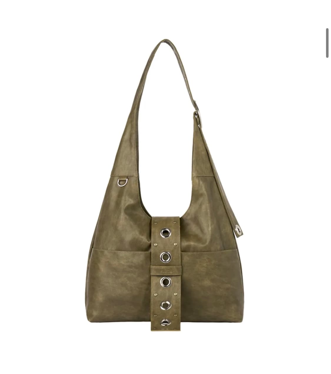 히에타 마샤 올리브그린 숄더백 상품이미지1