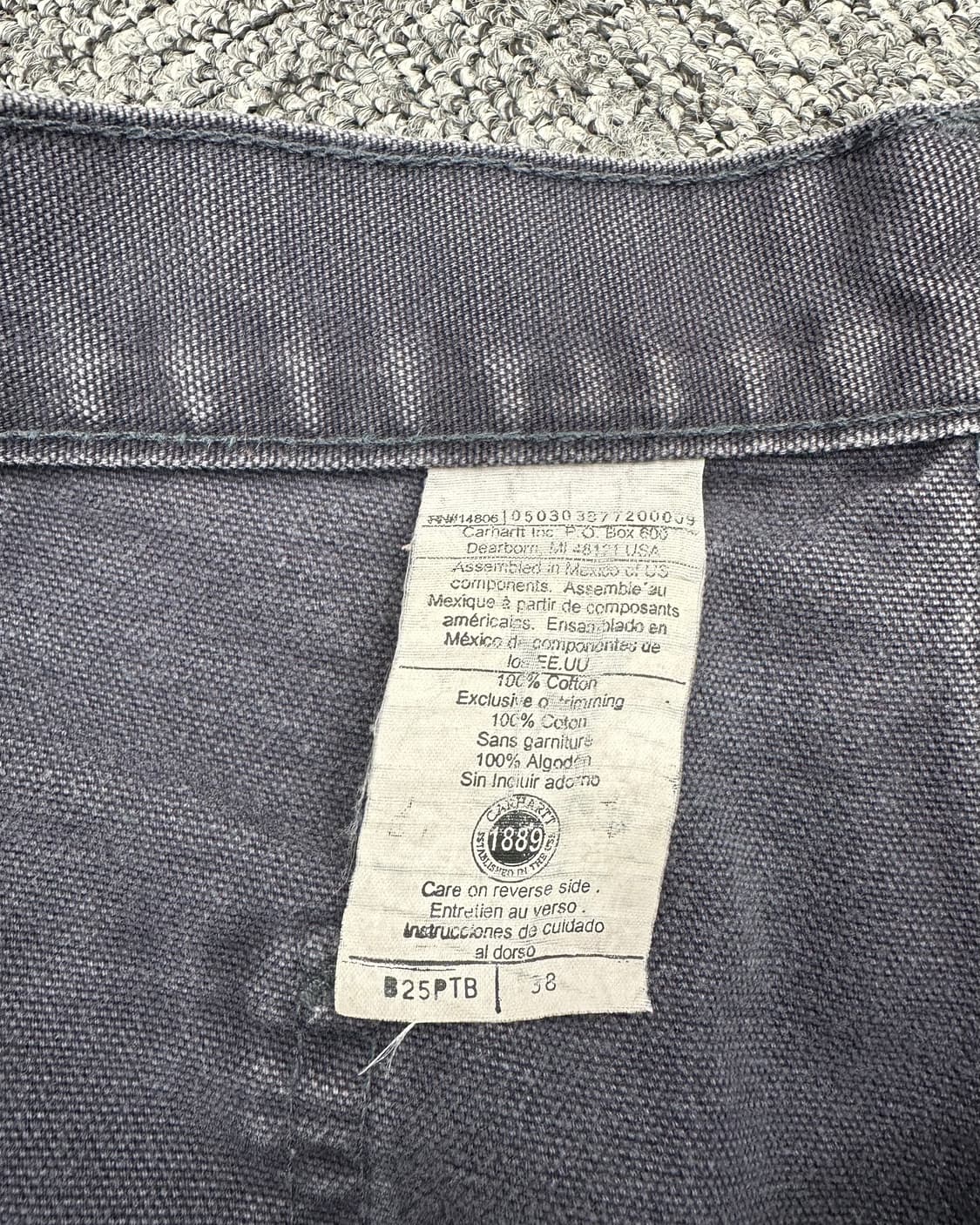 (허단47)칼하트 워크 반바지-M1807 상품이미지4