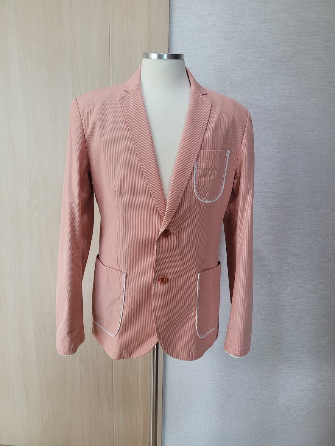 잭앤존스 Jack & Jones 남자 아웃포켓 블레이저 105 오렌지 상품이미지1