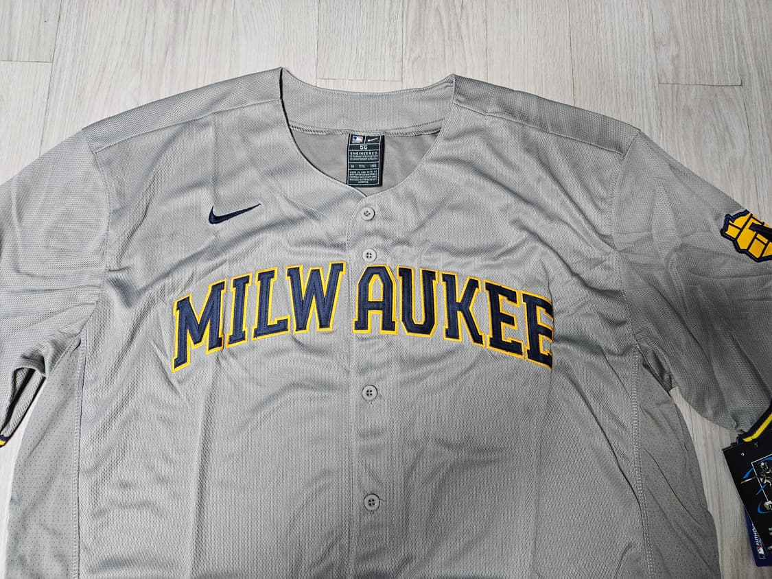 Nike mlb 밀워키 져지 빅사이즈 블록코어룩 올드스쿨 상품이미지8