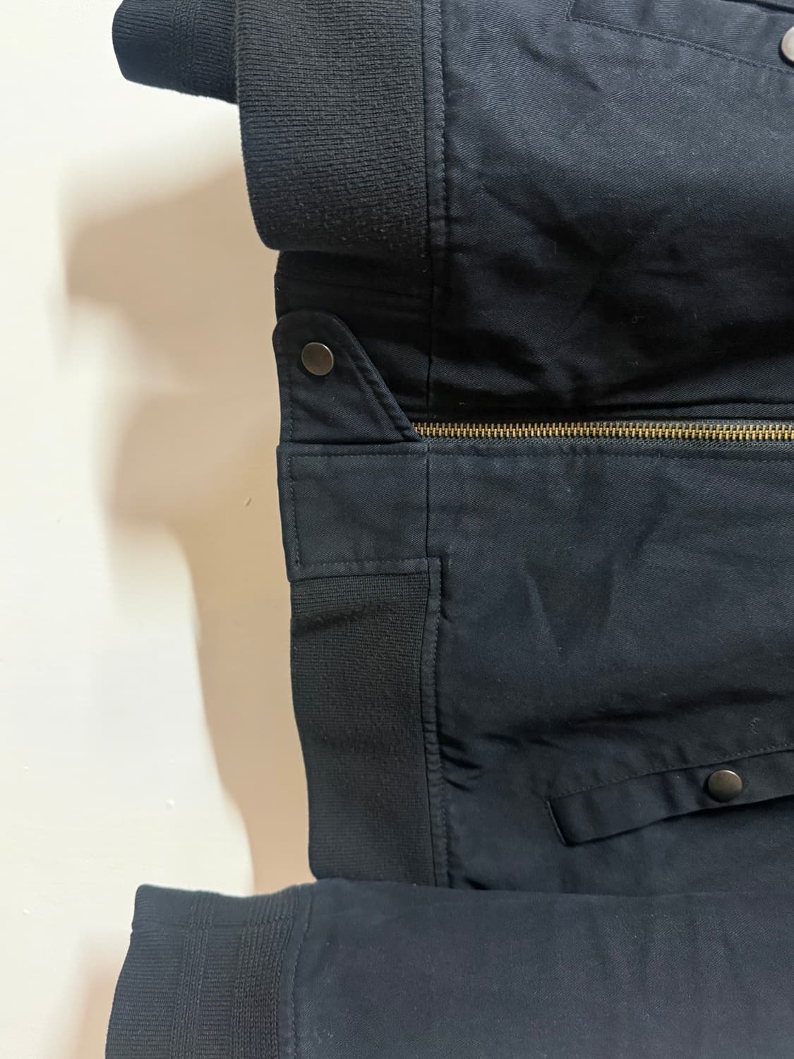 페이퍼리즘 블랙 MA-1 집업 블루종 자켓 L 상품이미지7