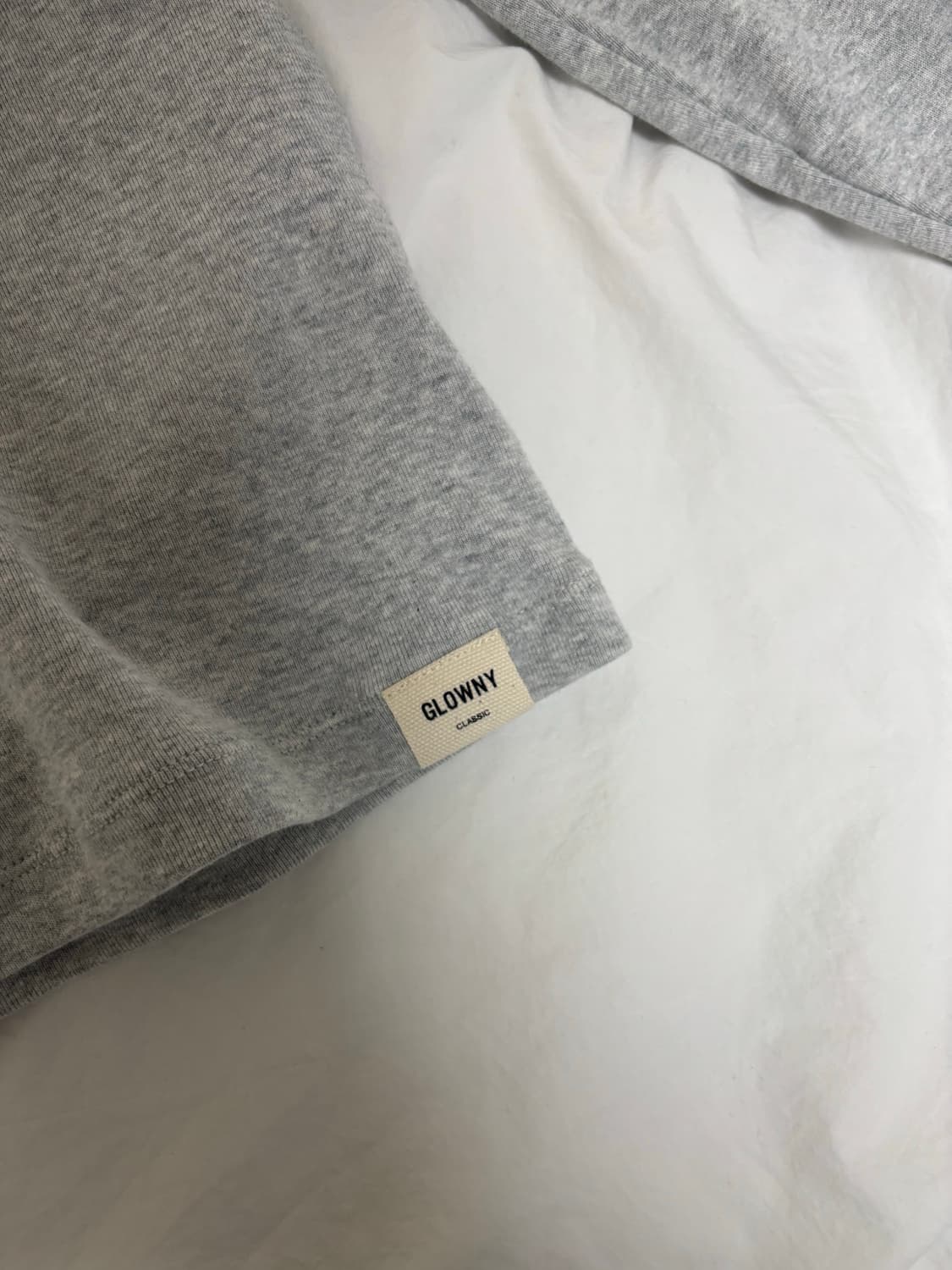 (새상품) GLOWNY 3/4 Button fly tee / 멜란지 M 상품이미지5