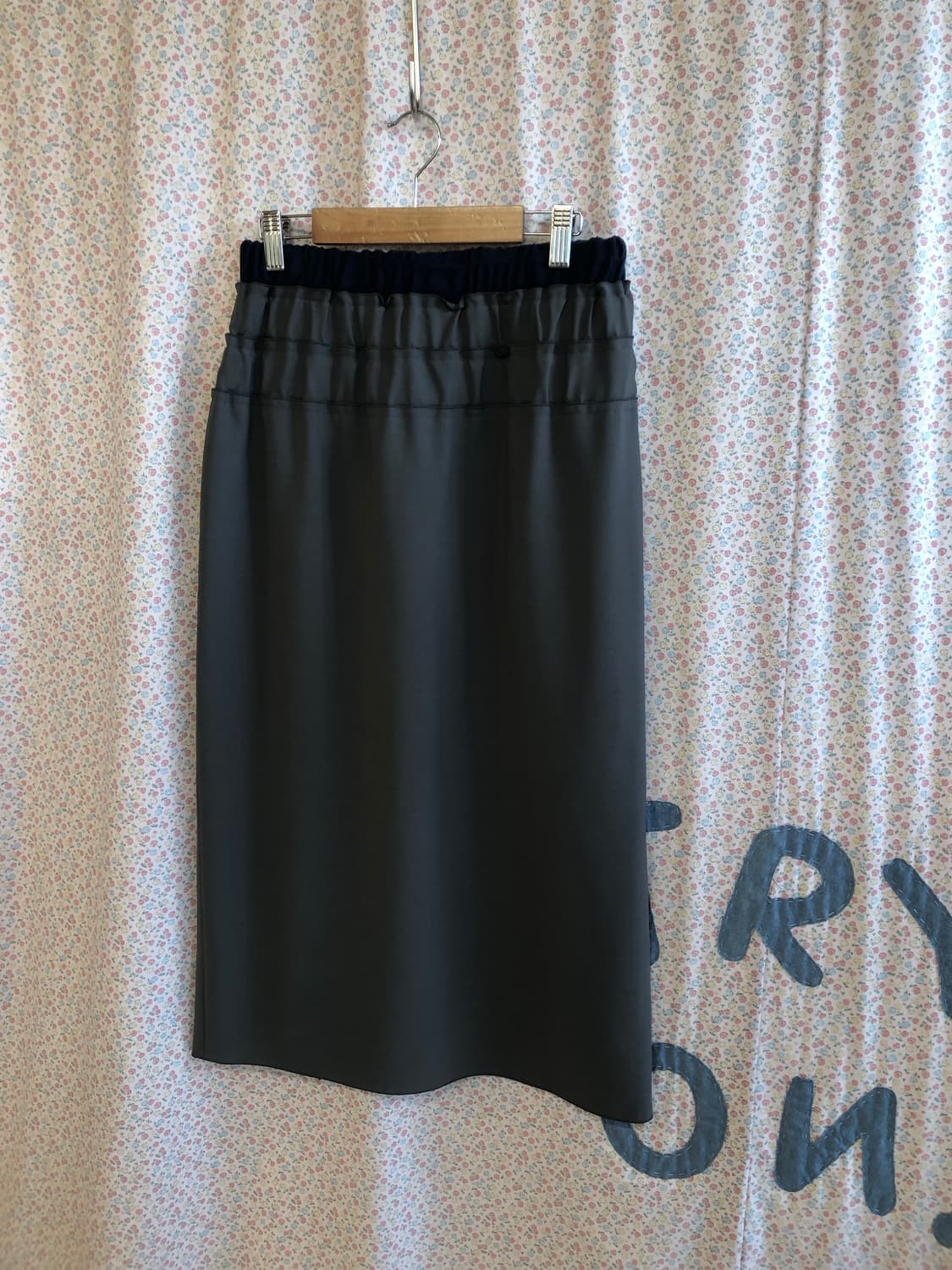 LANVIN shirring long skirt 상품이미지1