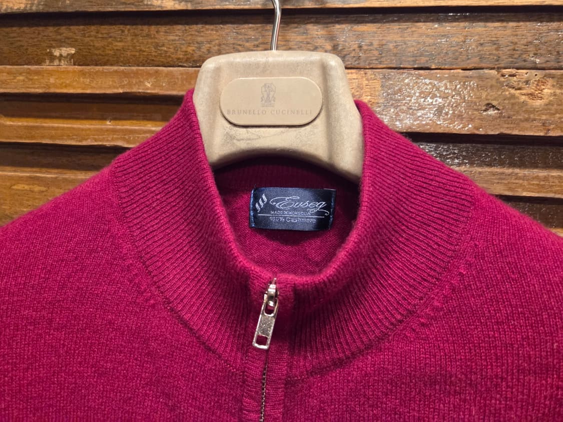 내몽고산 캐시미어 짚업 가디건  상품이미지3