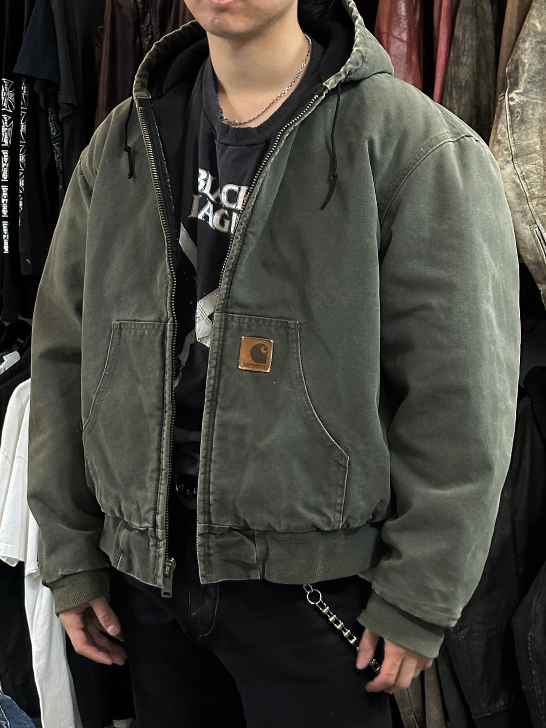 90's USA OG 칼하트 J1006 액티브 자켓 칼하트 MOS ARG 상품이미지3