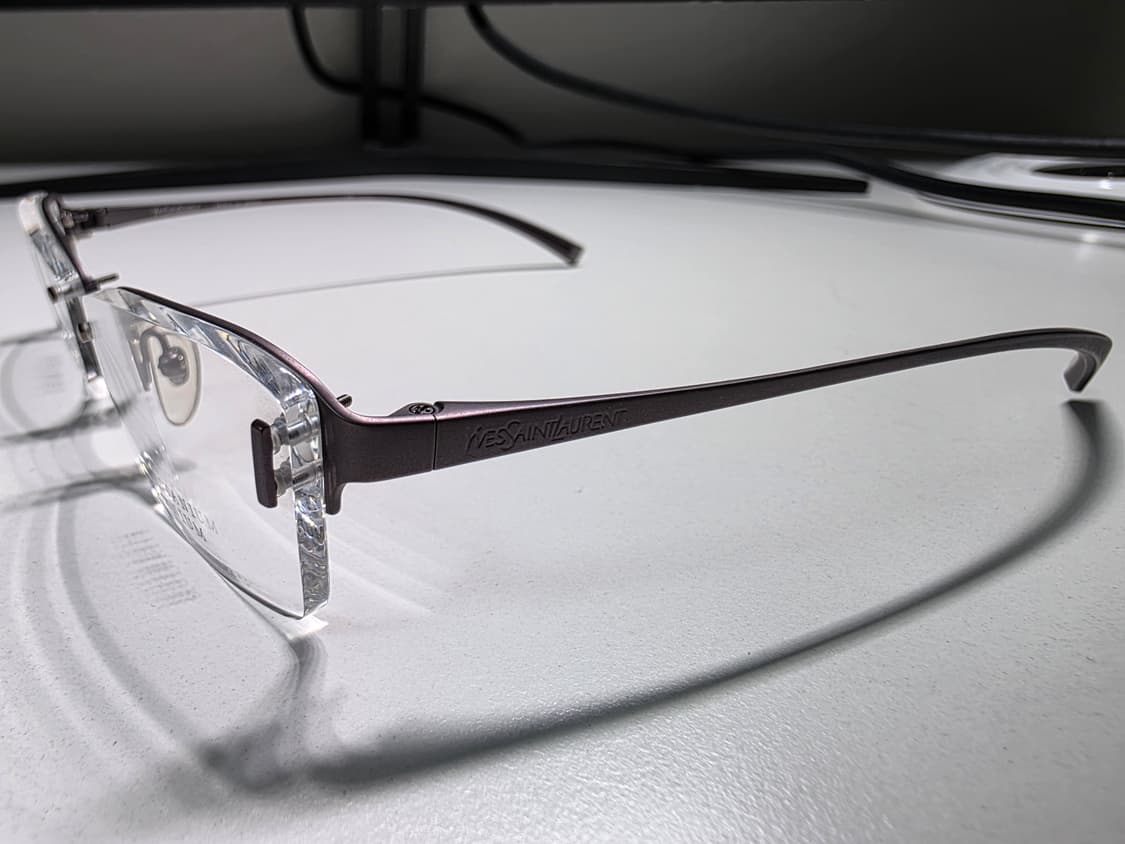 생로랑 긱시크 무테 티타늄 안경 상품이미지3